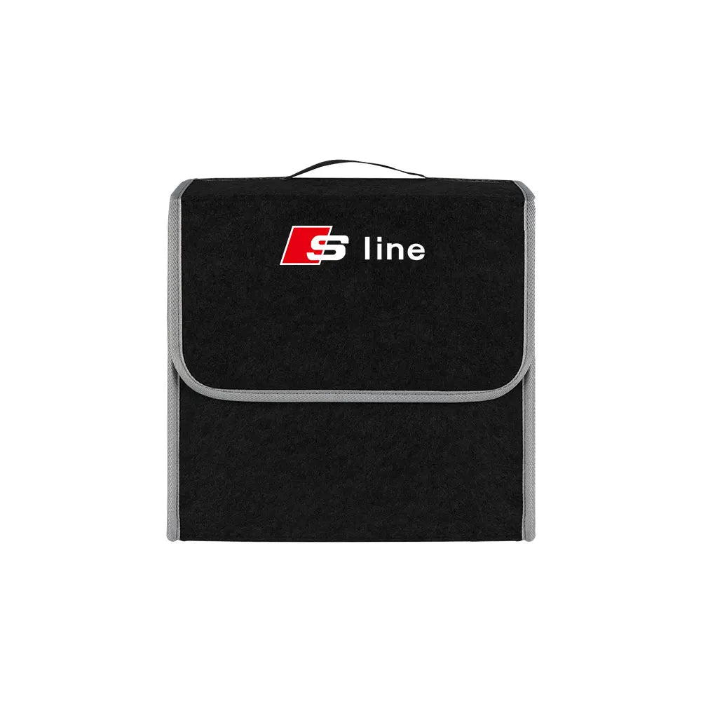 Auto Stamm Organizer Lagerung Box Verstauen Aufräumen Tasche Für Audi oder Sline