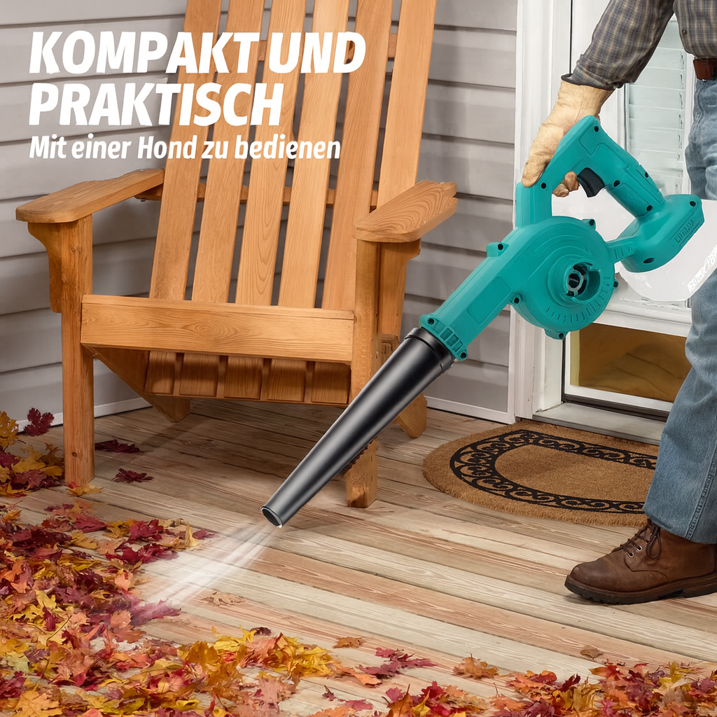 Kabelloser Laubbläser mit Akku