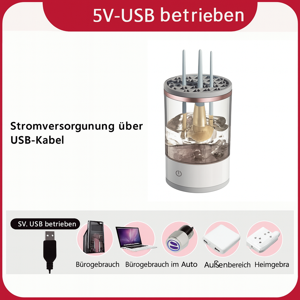 Elektrischer Make-up-Pinselreiniger