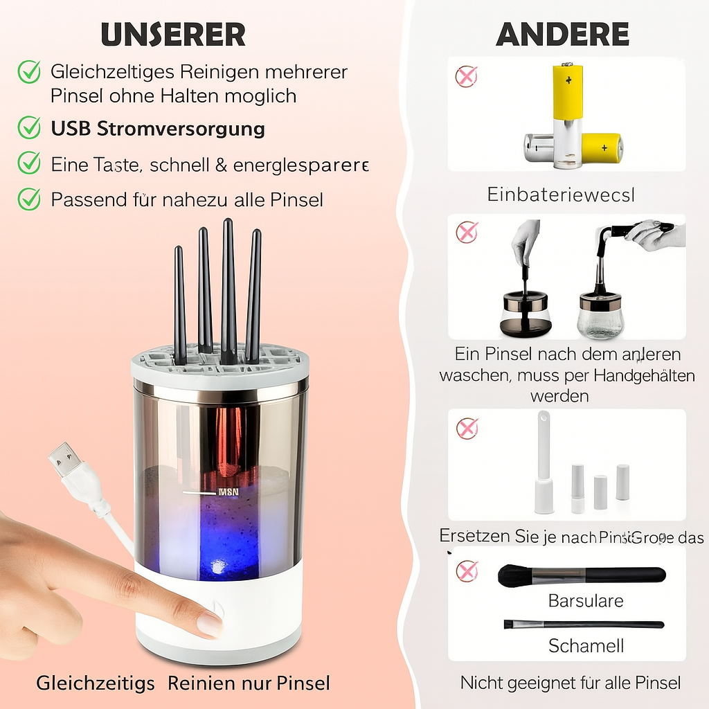 Elektrischer Make-up-Pinselreiniger