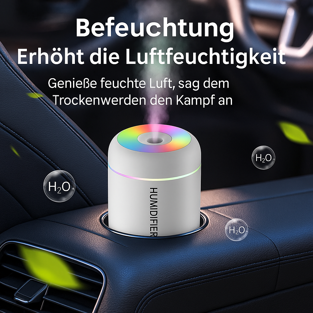 Mini Luftbefeuchter mit LED – Licht