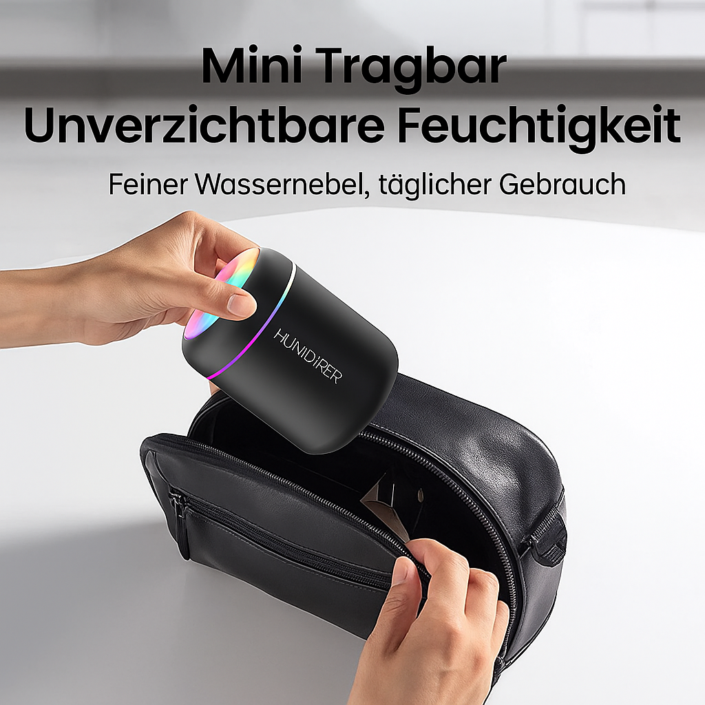 Mini Luftbefeuchter mit LED – Licht