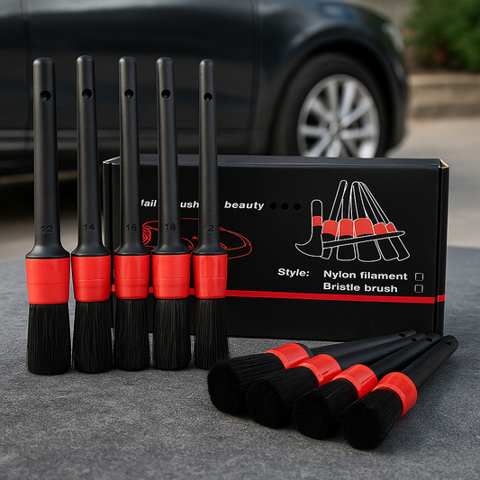 Auto Bürstenset – Reinigung für Armaturenbrett, Luftdüsen & Räder