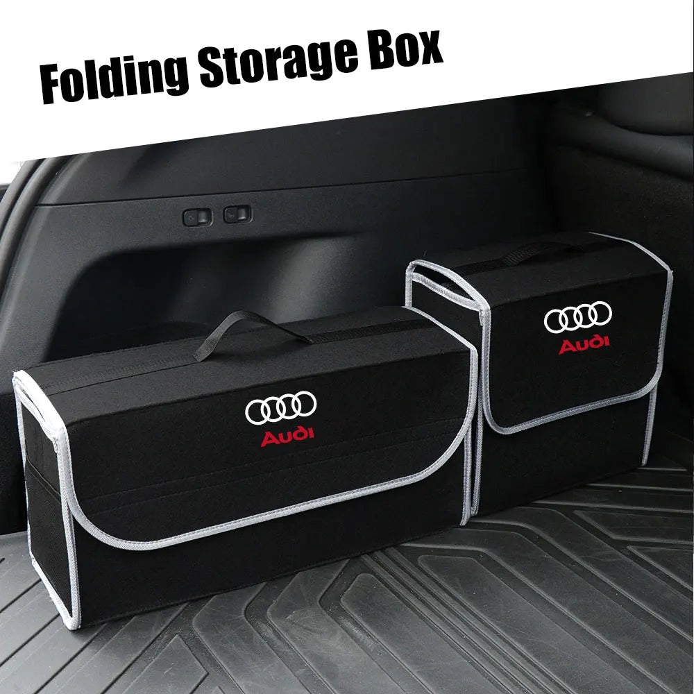 Auto Stamm Organizer Lagerung Box Verstauen Aufräumen Tasche Für Audi oder Sline