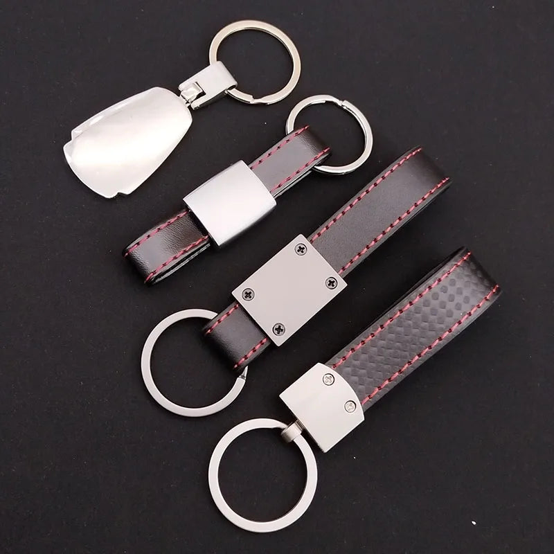 Leder Metall Schlüsselanhänger Logo Auto Schlüsselanhänger für Audi