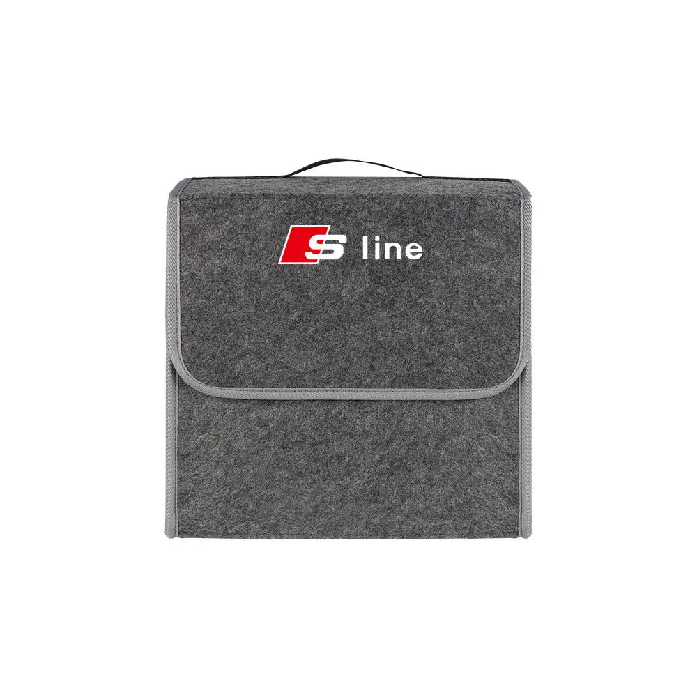Auto Stamm Organizer Lagerung Box Verstauen Aufräumen Tasche Für Audi oder Sline