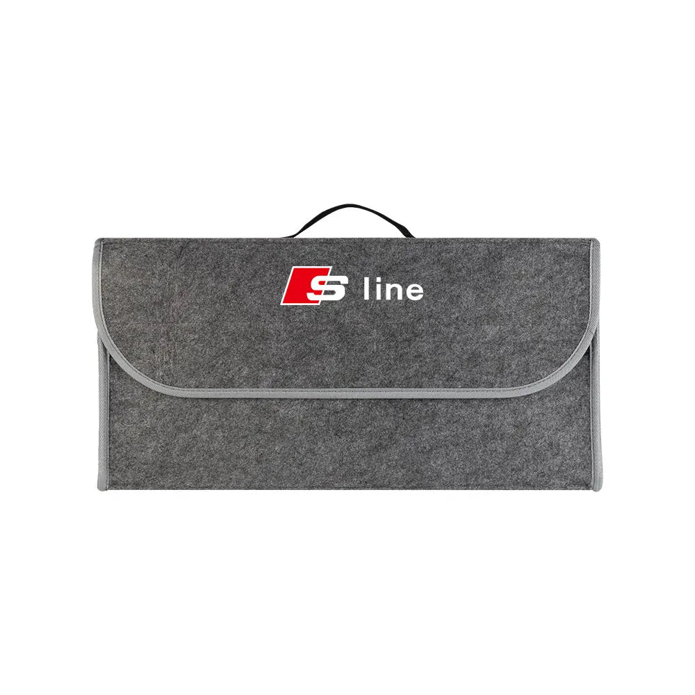 Auto Stamm Organizer Lagerung Box Verstauen Aufräumen Tasche Für Audi oder Sline
