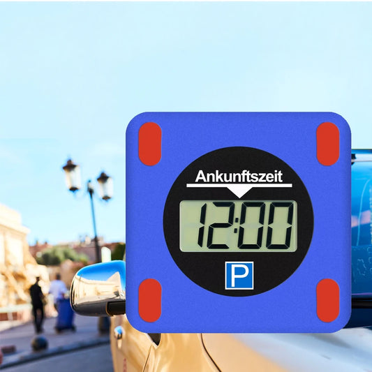 Elektronische Parkscheibe mit digitalem Display