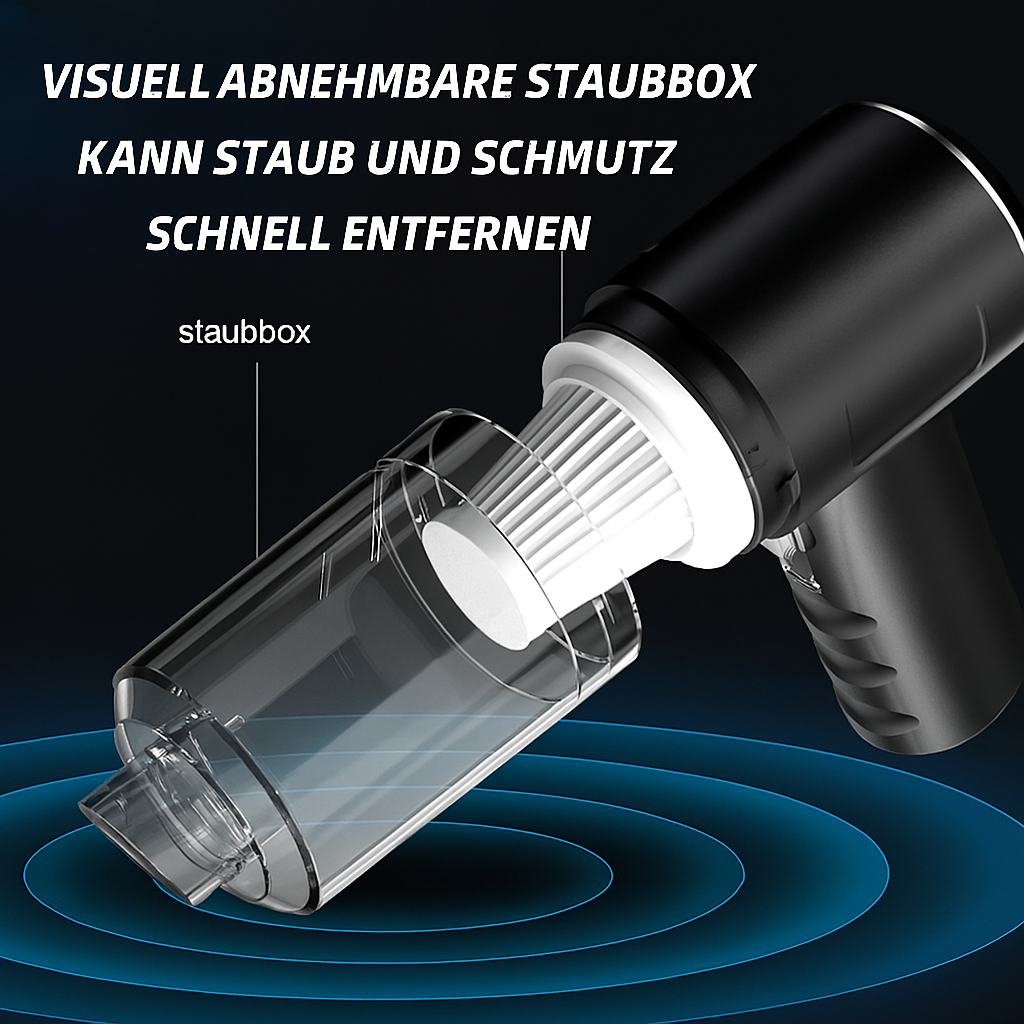 Drahtloser Staubsauger Leistung starker Staubsauger