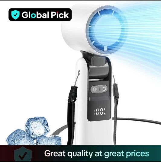 Tragbarer Mini-Handventilator mit Turbo-Kühlung